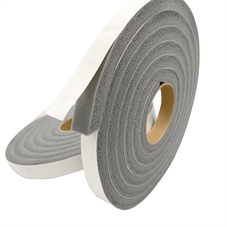 Gray Window Seal Foam Strip Tape