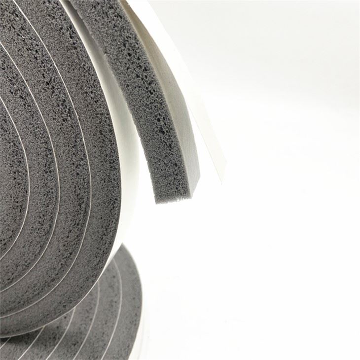 Gray Window Seal Foam Strip Tape