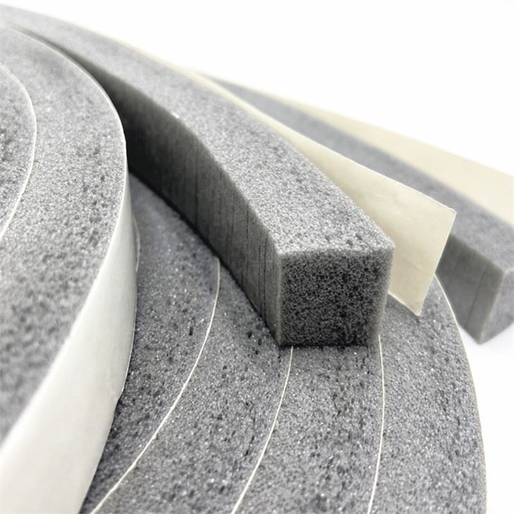 Gray Window Seal Foam Strip Tape